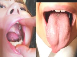 【ディープキス顔舐め中出しSEX集編 43】 舌フェチ向け!! 極上美女の長ベロで顔面舐められながら、ｶﾗになるまで搾り取られる