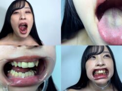 喉ちんこが可愛いゆのちゃんの口内観察 nko07-4