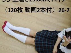 らら 上履き23.0cm、ハイソ（120枚動画2本付）26‐7