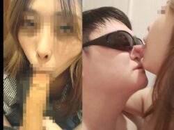 本編顔出し!【元芸能人のプレミア美女】フォロワー万人の長ベロ美人を会社に呼び出し、同僚や上司のすぐ横で、喉奥アナコンダフェラ